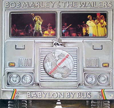 BOB MARLEY & THE WAILERS - Babylon by Bus Deluxe Two Record Set album front cover vinyl record